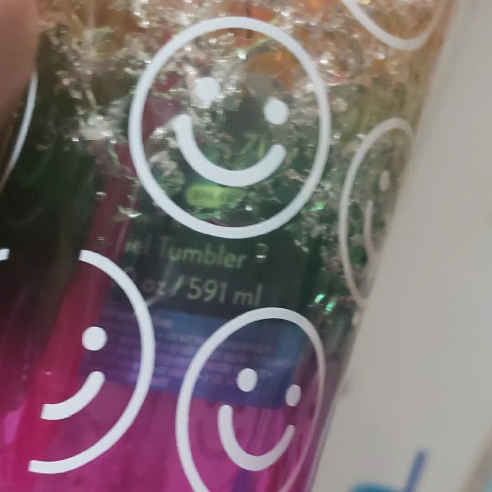 Colorful Smiley Face Party Tumbler